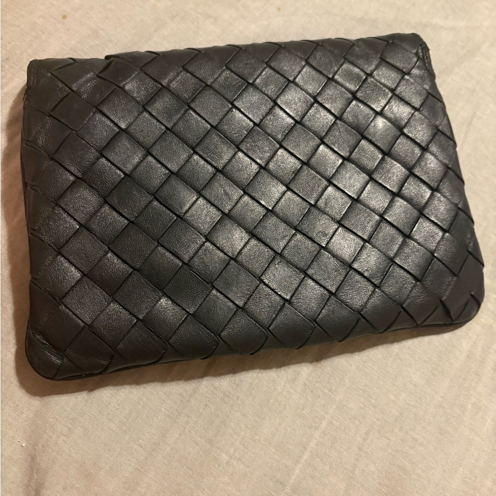 Bottega Veneta Dark Leather Woven Bag